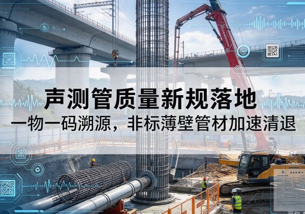 密云区声测管质量新规落地，一物一码溯源，非标薄壁管材加速清退