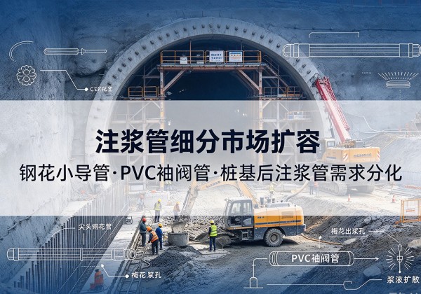 密云区注浆管细分市场扩容，隧道钢花小导管、PVC 袖阀管、桩基后注浆管需求分化